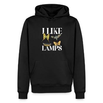 Motten Insektensammler Entomologe - Männer Premium Bio Hoodie - Schwarz - Vorne - Nico (187cm)