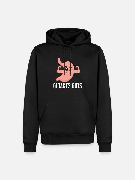 Gastroenterology Endoscopy Colonoscopy - Men’s Premium Organic Hoodie - black