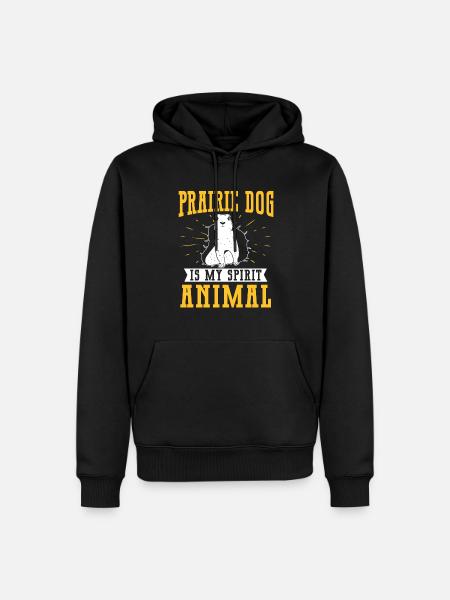 Prairie dog - Men’s Premium Organic Hoodie - black