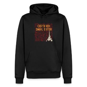 Snail Eater French Iconic Food France Famous Dish - Männer Premium Bio Hoodie - Schwarz - Vorne - Nico (187cm)