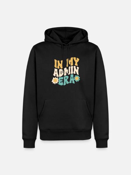 Secretary Administrative Assistant Office Clerk - Men’s Premium Organic Hoodie - black