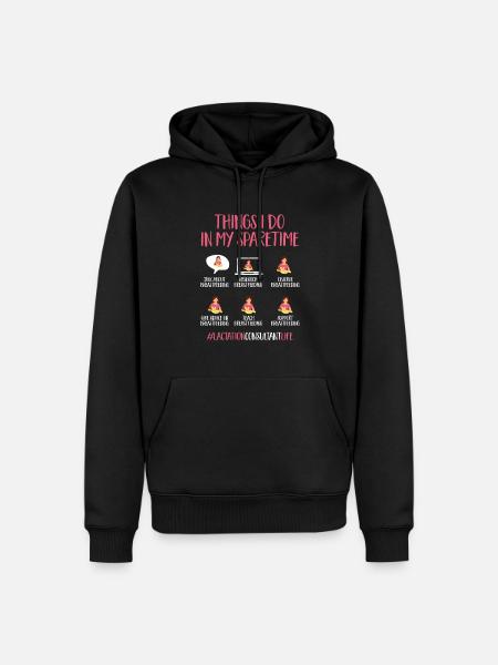 Lactation Consultant IBCLC - Men’s Premium Organic Hoodie - black