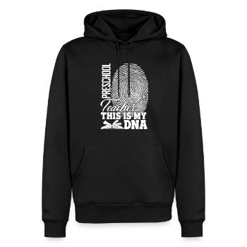 Preschool Teacher Preschool Teacher Is My DNA - Men’s Premium Organic Hoodie - black - Front - Nico (187cm)
