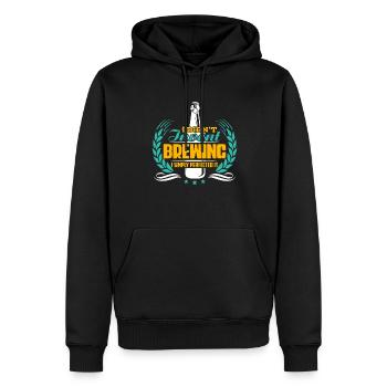Beer Brewing Beer Brewing I Simply Perfected It - Men’s Premium Organic Hoodie - black - Front - Nico (187cm)