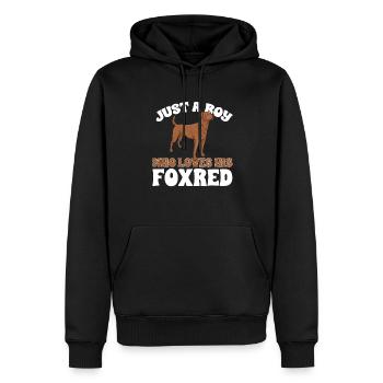 Foxred Labrador Fox Red Labrador Retriever - Men’s Premium Organic Hoodie - black - Front - Nico (187cm)