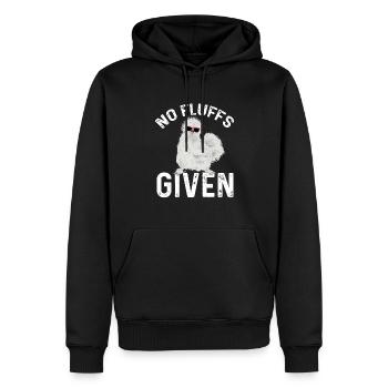 Seidenhuhn Poulet soyeux - Sweat à capuche Premium bio Homme - noir - Devant - Nico (187cm)