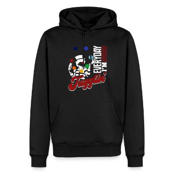 Juggling Everyday I'm Juggling - Men’s Premium Organic Hoodie - black - Front - Nico (187cm)