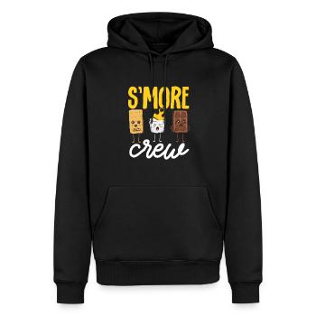 S'more Lagerfeuer Marshmallow Camping - Männer Premium Bio Hoodie - Schwarz - Vorne - Nico (187cm)