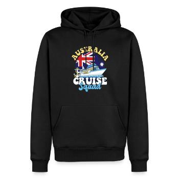 Australia Cruise Squad Family Vacation Trip - Männer Premium Bio Hoodie - Schwarz - Vorne - Nico (187cm)