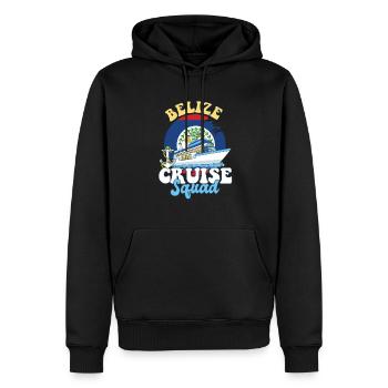 Voyage de vacances en famille Belize Cruise Squad - Sweat à capuche Premium bio Homme - noir - Devant - Nico (187cm)
