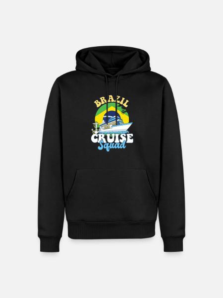 Brazil Cruise Squad Family Vacation Trip - Men’s Premium Organic Hoodie - black