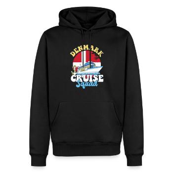 Denmark Cruise Squad Family Vacation Trip - Männer Premium Bio Hoodie - Schwarz - Vorne - Nico (187cm)