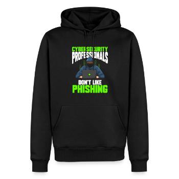 Cybersecurity Hackers IT Security - Men’s Premium Organic Hoodie - black - Front - Nico (187cm)
