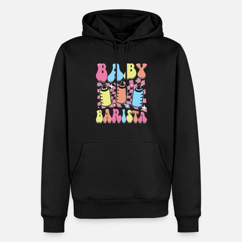 Krankenschwester Baby Entbindungsschwester - Männer Premium Bio Hoodie - Schwarz