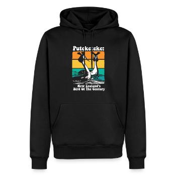 Puteketeke New Zealand's Bird of the Century - Männer Premium Bio Hoodie - Schwarz - Vorne - Nico (187cm)