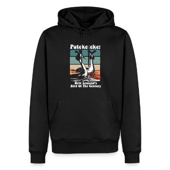 Puteketeke New Zealand's Bird of the Century - Männer Premium Bio Hoodie - Schwarz - Vorne - Nico (187cm)