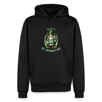 St. Patrick's Day Leprechaun I Green Beer I - Männer Premium Bio Hoodie - Schwarz - Vorne - Nico (187cm)