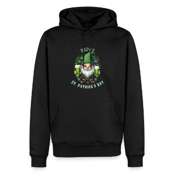 St. Patrick's Day Leprechaun I Green Beer I - Männer Premium Bio Hoodie - Schwarz - Vorne - Nico (187cm)