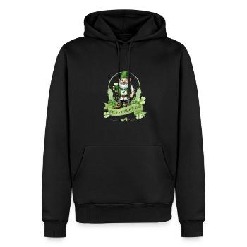 St. Patrick's Day Leprechaun I Green Beer I - Männer Premium Bio Hoodie - Schwarz - Vorne - Nico (187cm)
