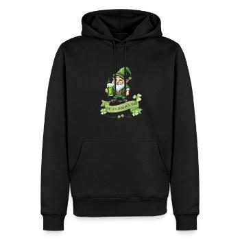 St. Patrick's Day Leprechaun I Green Beer I - Männer Premium Bio Hoodie - Schwarz - Vorne - Nico (187cm)