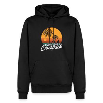 Le plus susceptible de surcharger une croisière familiale assortie - Sweat à capuche Premium bio Homme - noir - Devant - Nico (187cm)