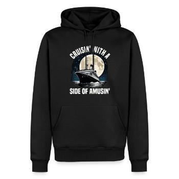 Cruising Trip Cruise Ship Vacation Group Matching - Männer Premium Bio Hoodie - Schwarz - Vorne - Nico (187cm)