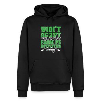 Sportlehrer Sport Lehrer Sportunterricht - Männer Premium Bio Hoodie - Schwarz - Vorne - Nico (187cm)