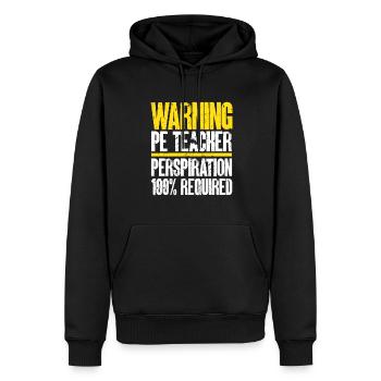 Sportlehrer Sport Lehrer Sportunterricht - Männer Premium Bio Hoodie - Schwarz - Vorne - Nico (187cm)