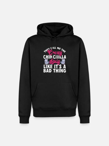 Chinchilla - Men’s Premium Organic Hoodie - black