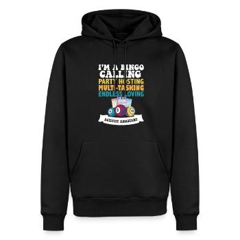 Proud Activity Assistant Appreciation - Männer Premium Bio Hoodie - Schwarz - Vorne - Nico (187cm)