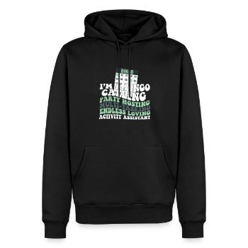 Proud Activity Assistant Appreciation - Männer Premium Bio Hoodie - Schwarz - Vorne - Nico (187cm)