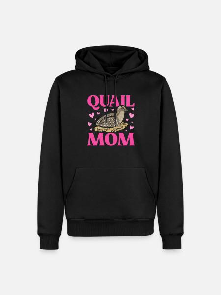Quail Bird - Men’s Premium Organic Hoodie - black