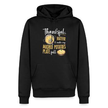 Kartoffelbrei Kartoffelpüree - Männer Premium Bio Hoodie - Schwarz - Vorne - Nico (187cm)