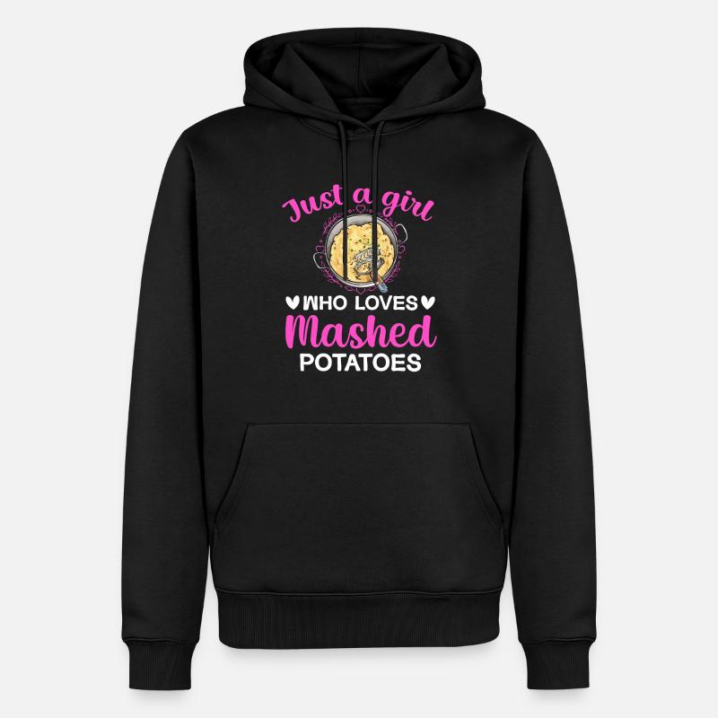 Mashed potatoes Mashed potatoes - Men’s Premium Organic Hoodie - black