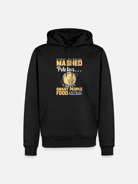 Mashed potatoes Mashed potatoes - Men’s Premium Organic Hoodie - black