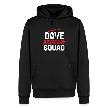 Taubenjäger Taubenjagd Tauben - Männer Premium Bio Hoodie - Schwarz - Vorne - Nico (187cm)