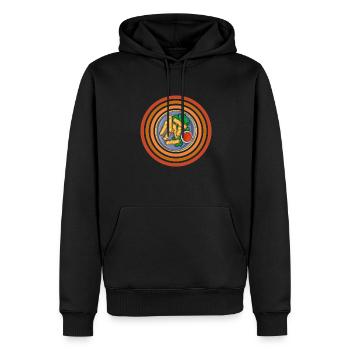 Lumpia Cuisine philippine Philippines - Sweat à capuche Premium bio Homme - noir - Devant - Nico (187cm)