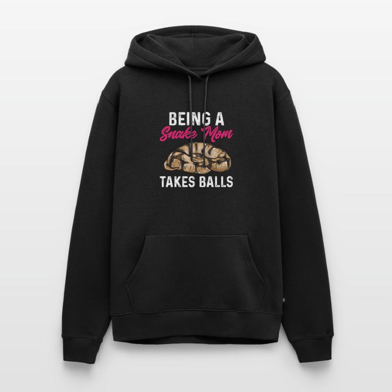 Ball Python Snake King Python Sweat à capuche Premium bio Homme