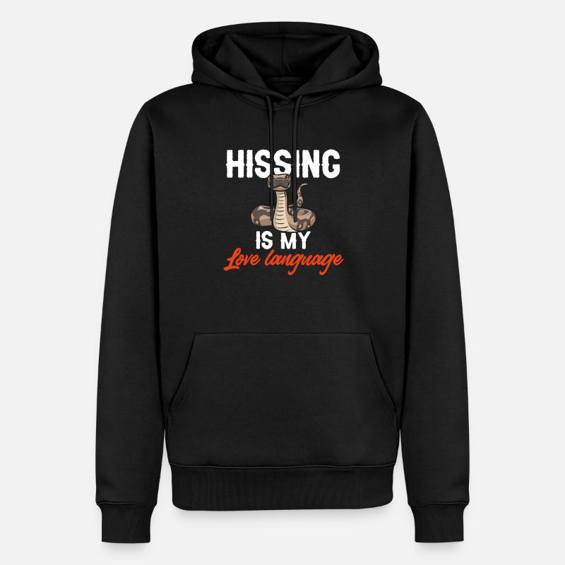 Ball Python Snake King Python - Sweat à capuche Premium bio Homme - noir