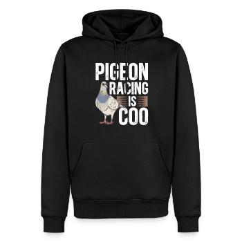 Taubensport Taubenzüchter Brieftaube - Männer Premium Bio Hoodie - Schwarz - Vorne - Nico (187cm)