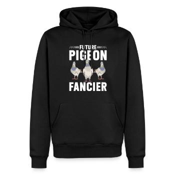 Taubensport Taubenzüchter Brieftaube - Männer Premium Bio Hoodie - Schwarz - Vorne - Nico (187cm)