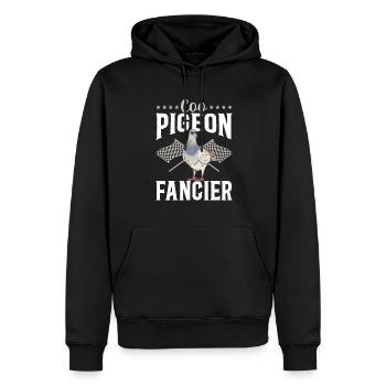 Taubensport Taubenzüchter Brieftaube - Männer Premium Bio Hoodie - Schwarz - Vorne - Nico (187cm)