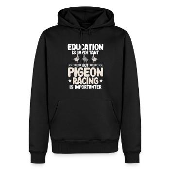 Taubensport Taubenzüchter Brieftaube - Männer Premium Bio Hoodie - Schwarz - Vorne - Nico (187cm)