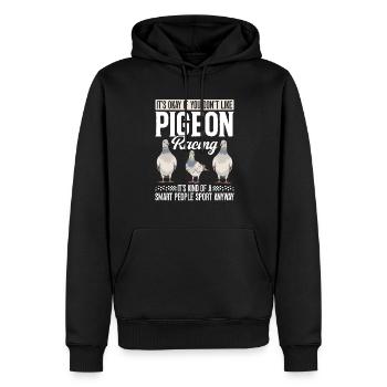 Taubensport Taubenzüchter Brieftaube - Männer Premium Bio Hoodie - Schwarz - Vorne - Nico (187cm)