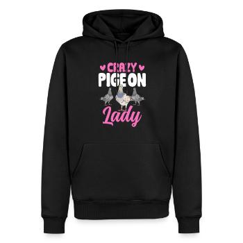 Taubensport Taubenzüchter Brieftaube - Männer Premium Bio Hoodie - Schwarz - Vorne - Nico (187cm)