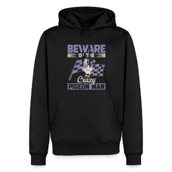 Taubensport Taubenzüchter Brieftaube - Männer Premium Bio Hoodie - Schwarz - Vorne - Nico (187cm)