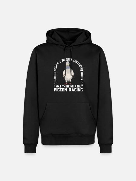 Taubensport Taubenzüchter Brieftaube - Männer Premium Bio Hoodie - Schwarz