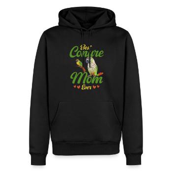 Molinasittich Papagei Vogel Sittich - Männer Premium Bio Hoodie - Schwarz - Vorne - Nico (187cm)