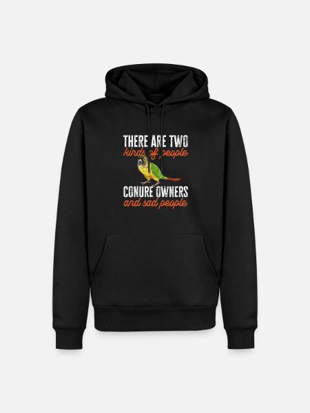 Molina Parakeet Parrot Bird Parakeet - Men’s Premium Organic Hoodie - black