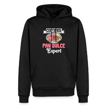 Concha Hispanique Mexicain Pan Dulce - Sweat à capuche Premium bio Homme - noir - Devant - Nico (187cm)